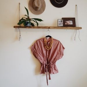 Anthropologie peplum top